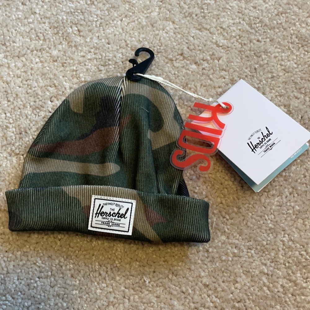 Knitted beanie hat